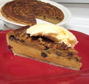 Chocolate Chip Peanut Butter Layer Pie
