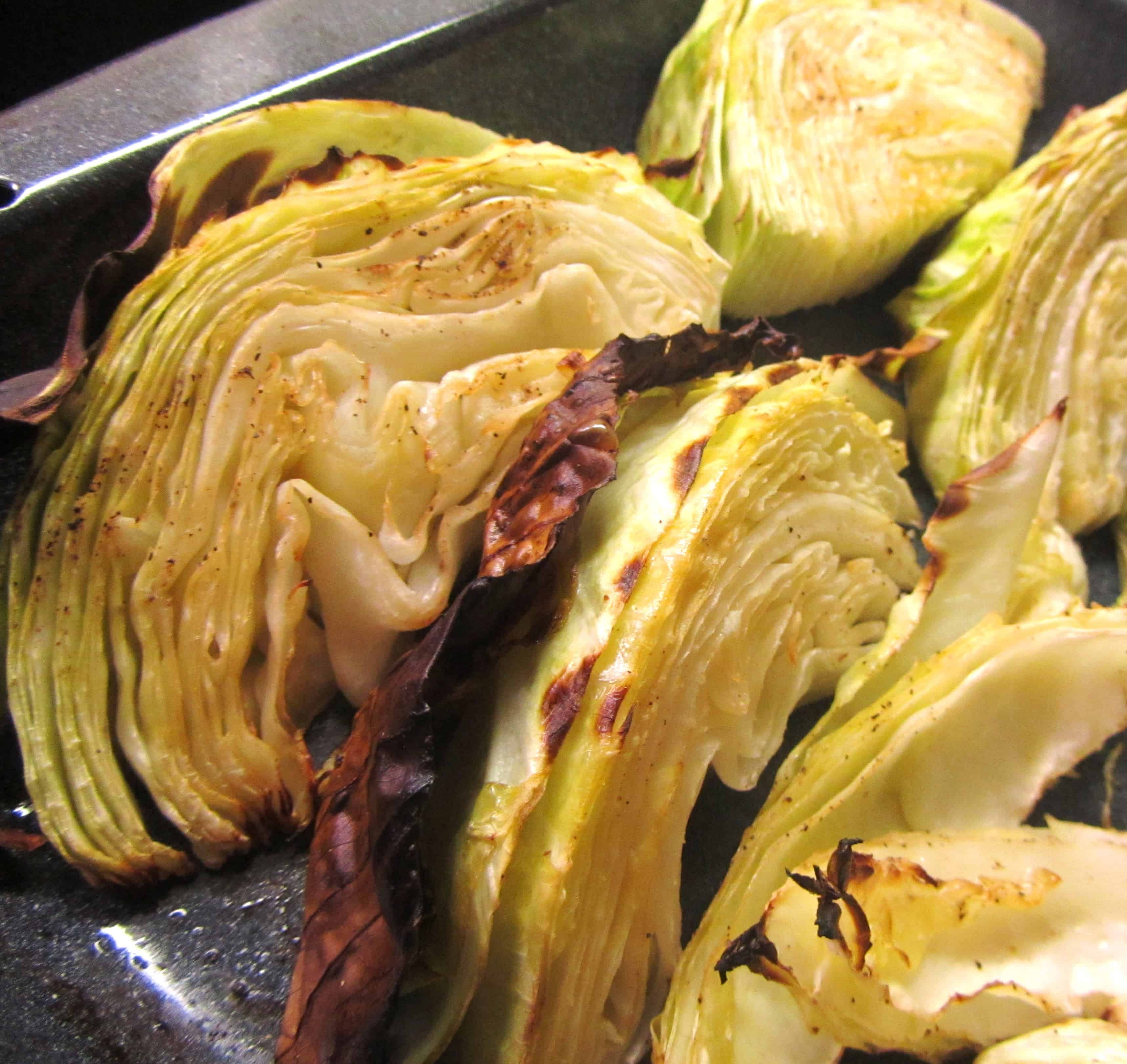 Roasted Cabbage with Lemon The Spiffy Cookie