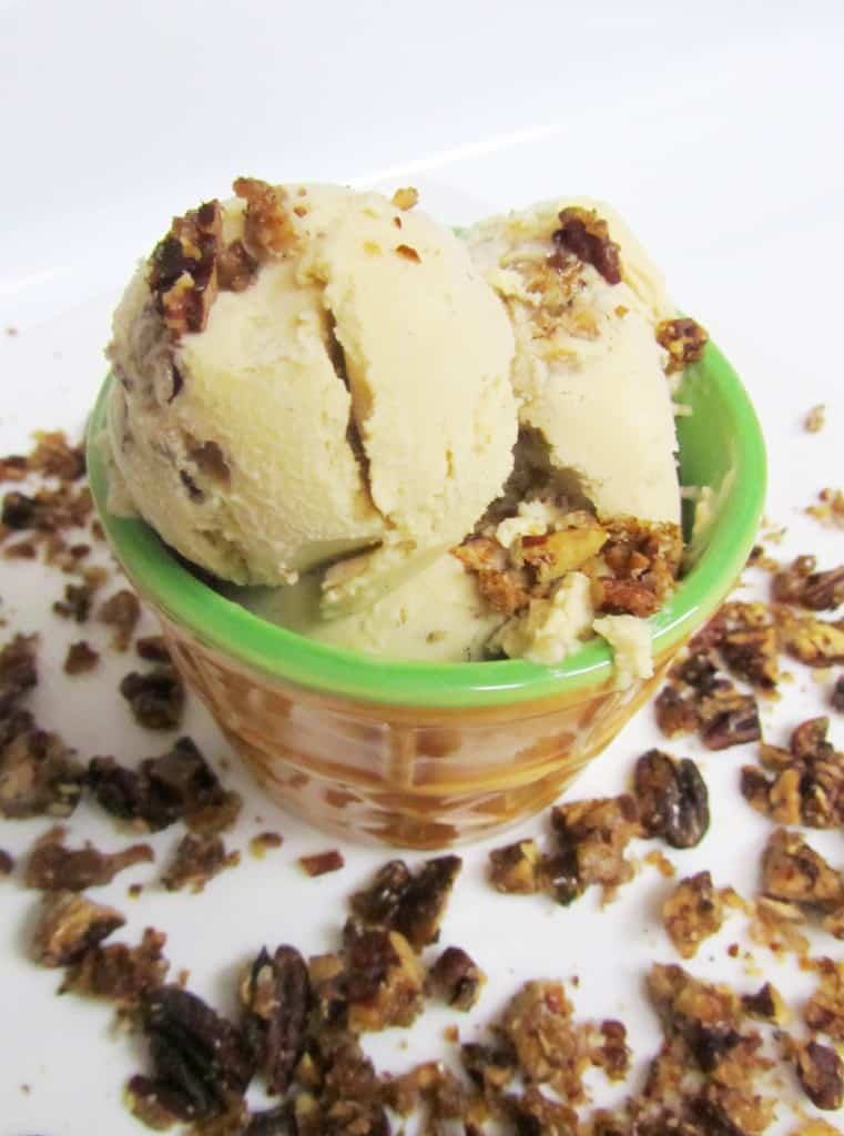 Butter Pecan with Brandy Ice Cream & Ice Cream Happy Hour Cookbook
