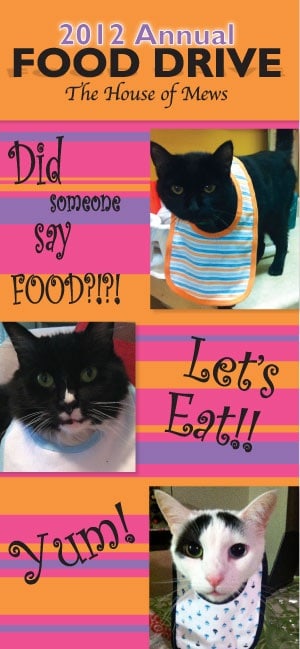 HouseofMewsAnnualFoodDrive 2