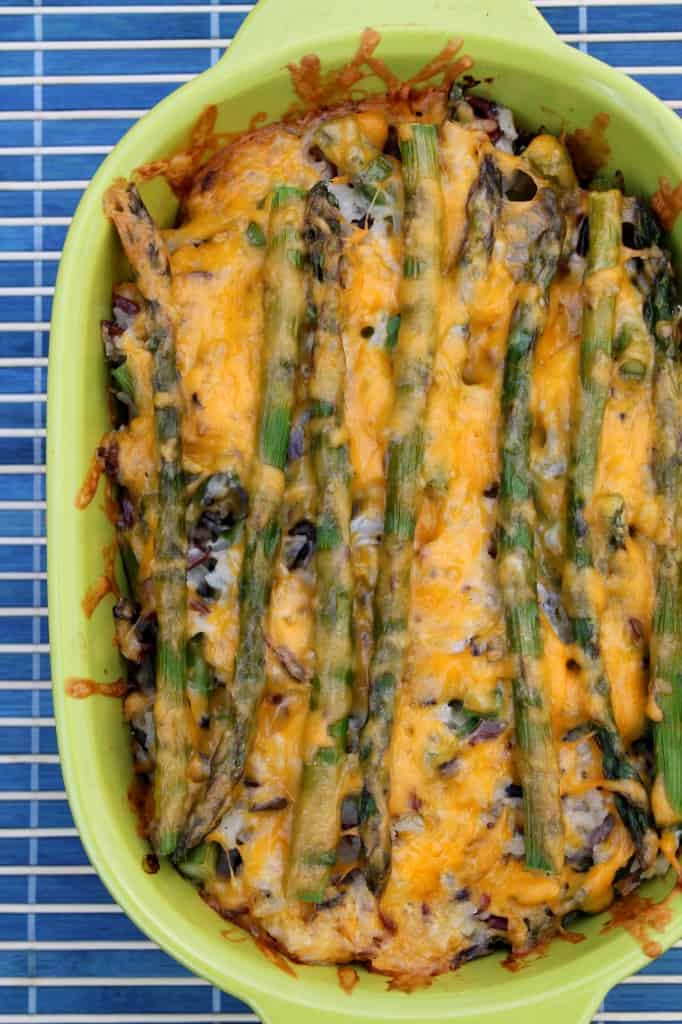Asparagus & Wild Rice Casserole The Spiffy Cookie