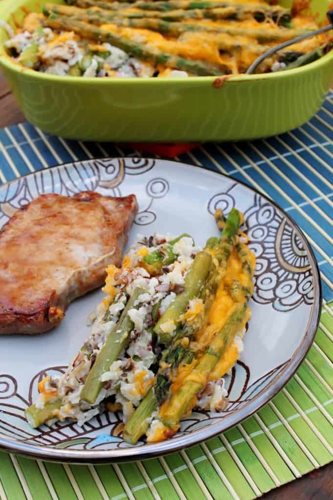 Asparagus & Wild Rice Casserole The Spiffy Cookie