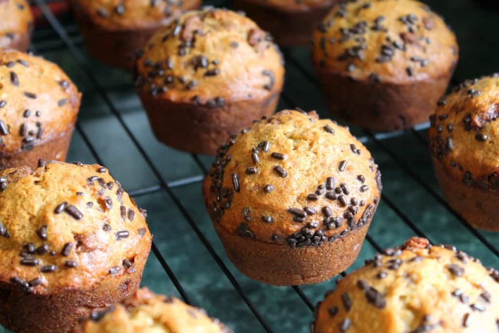 Banana Peanut Butter Cup Muffins Revisit The Spiffy Cookie