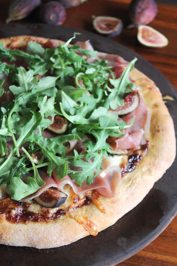 Fig, Prosciutto & Arugula Pizza The Spiffy Cookie