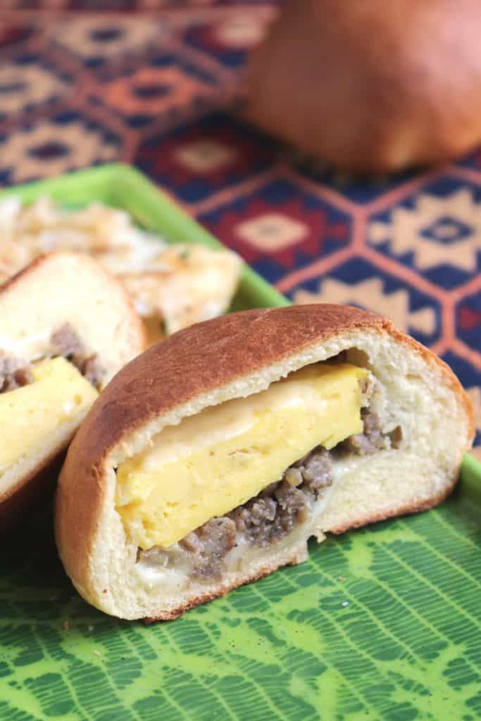 Sausage, Egg & Cheese Kolache The Spiffy Cookie