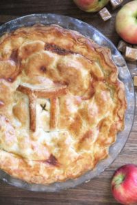 Caramel Apple Pie #applepi #piday