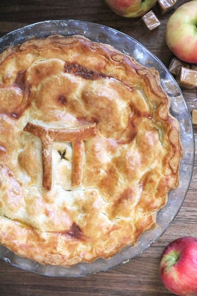 Caramel Apple Pie #applepi #piday 