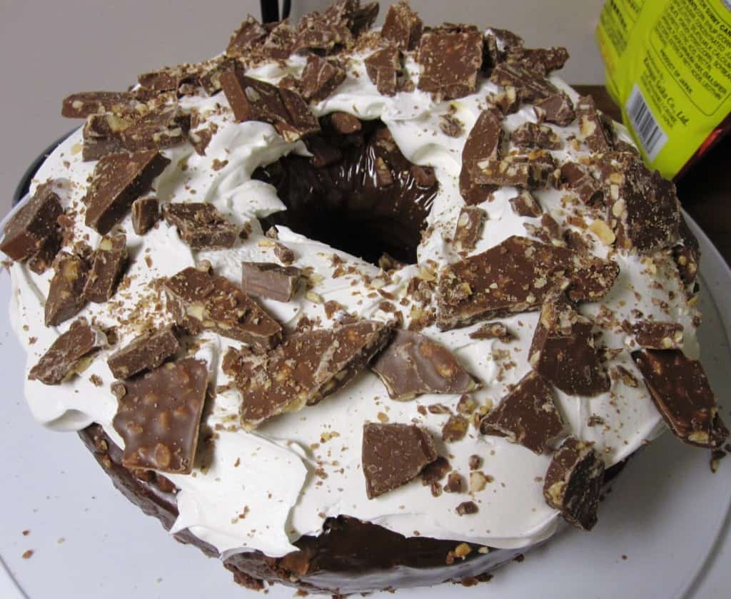 Devils Food Cake 2 About to be devoured