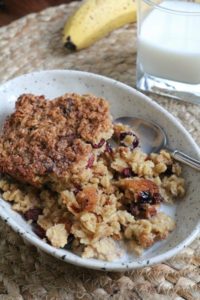 Easy Baked Oatmeal #thespiffycookie