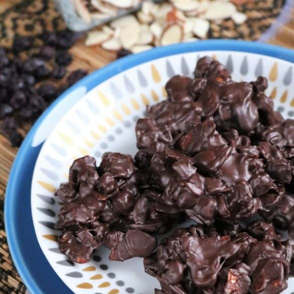 Healthy Blueberry-Almond Turtles