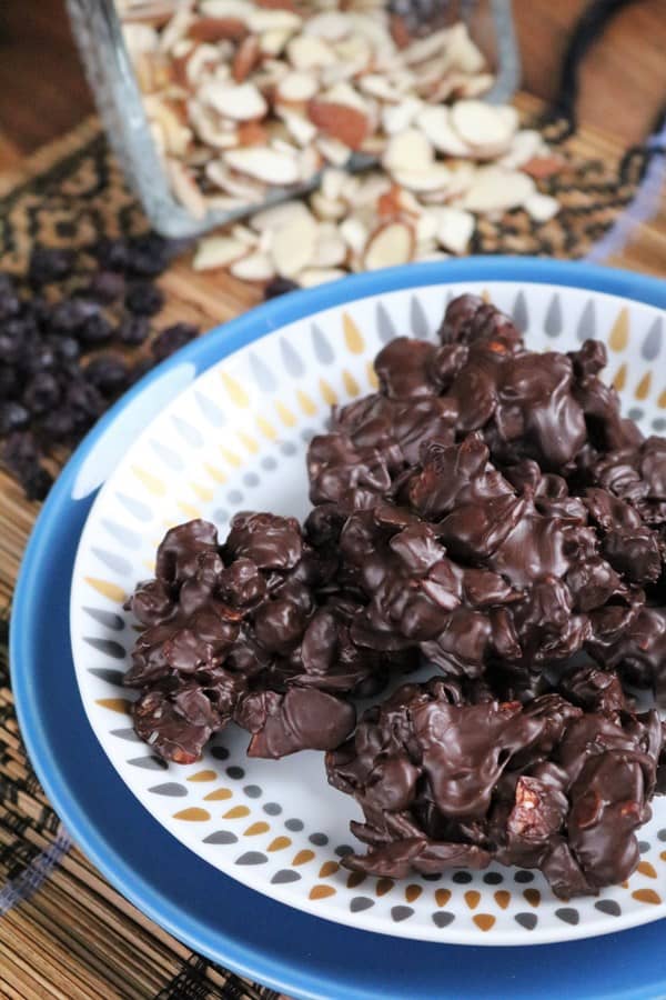 Healthy Blueberry-Almond Turtles