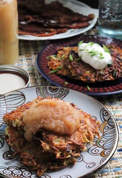 Homemade Latkes #hanukkah