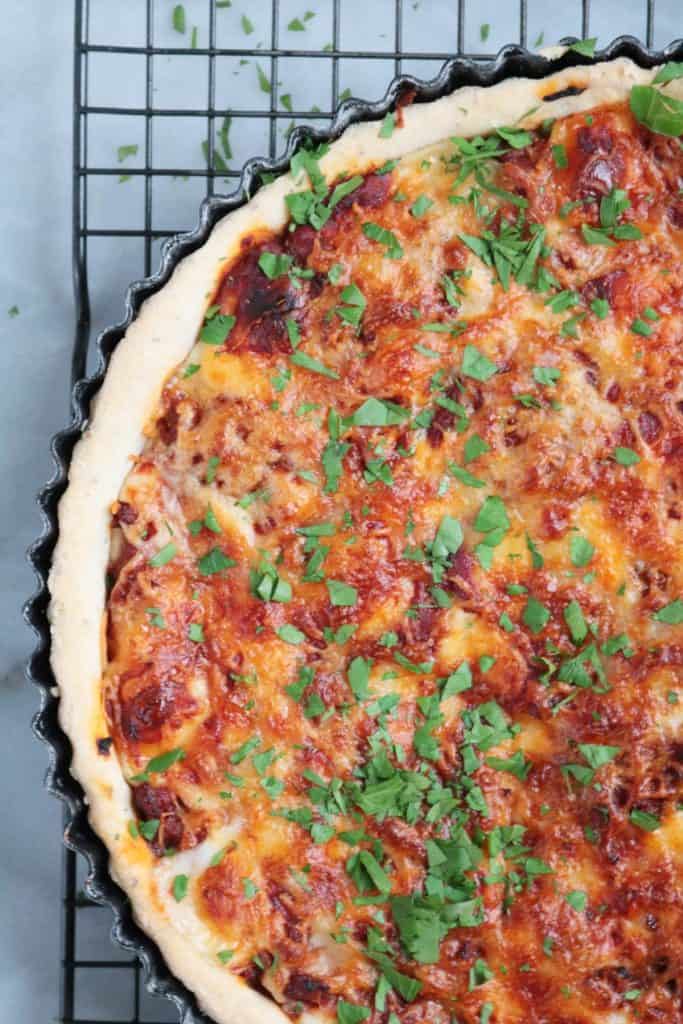 Sausage Pizza Tart.