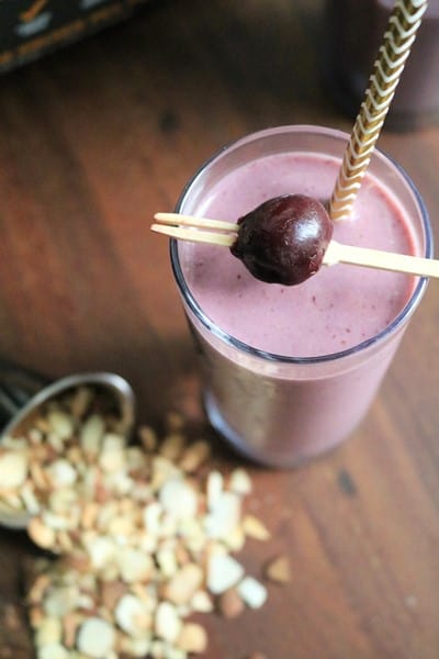Black Cherry Vanilla Almond Smoothie