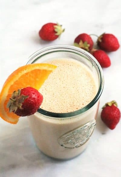 Orange Strawberry Banana Smoothie