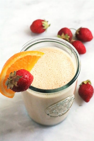 Orange Strawberry Banana Smoothie