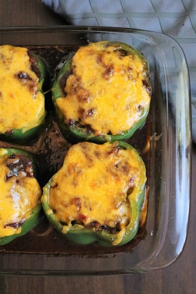 Traditional Stuffed Green Bell Peppers