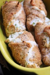 Baked Stuffed Jalapeno Chicken Rolls.