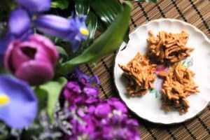 Butterscotch Haystack Cookies #easydessert