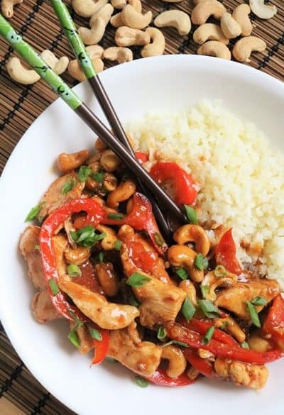 Takeout Inspired Cashew Chicken