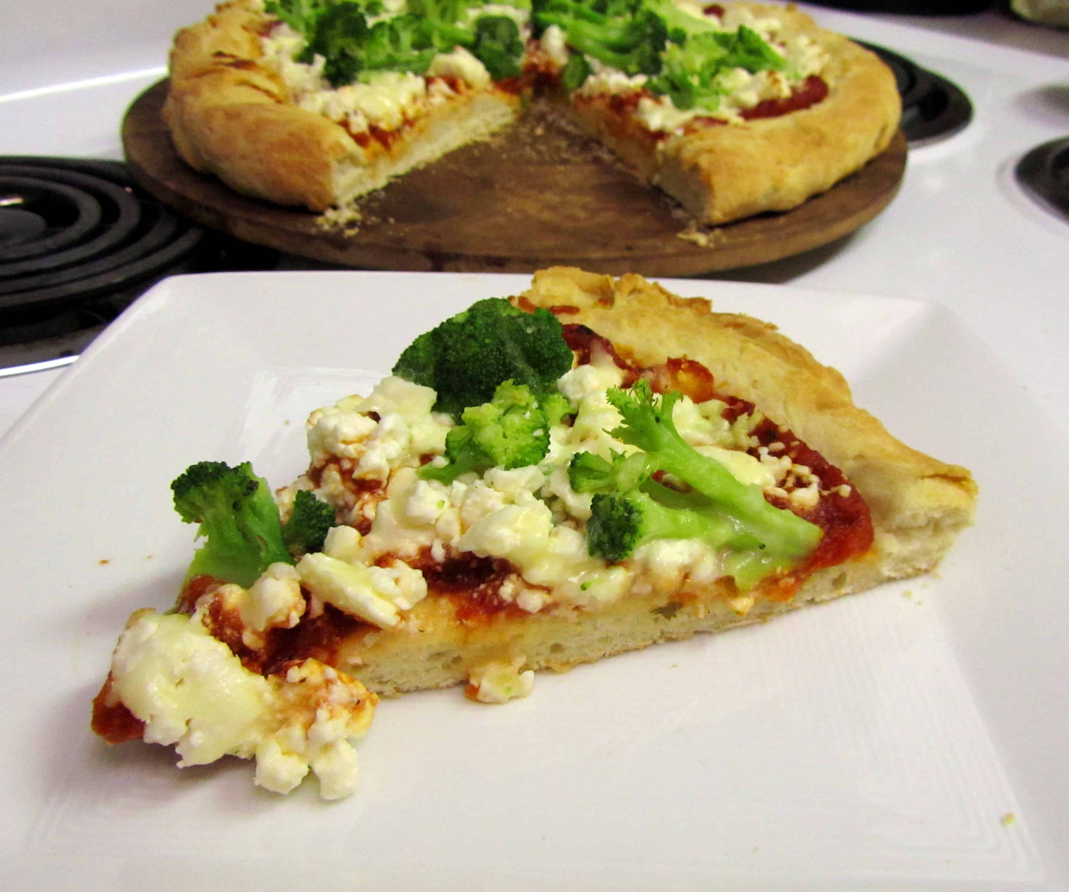 Feta & Broccoli Pizza The Spiffy Cookie