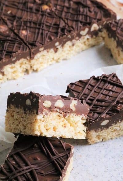 Nutella Rice Krispie Treat Bars
