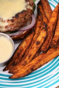 Baked Sweet Potato Fries.
