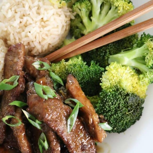 Orange Beef and Broccoli.