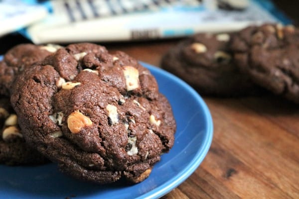 Chocolate White Chocolate Chip Cookies