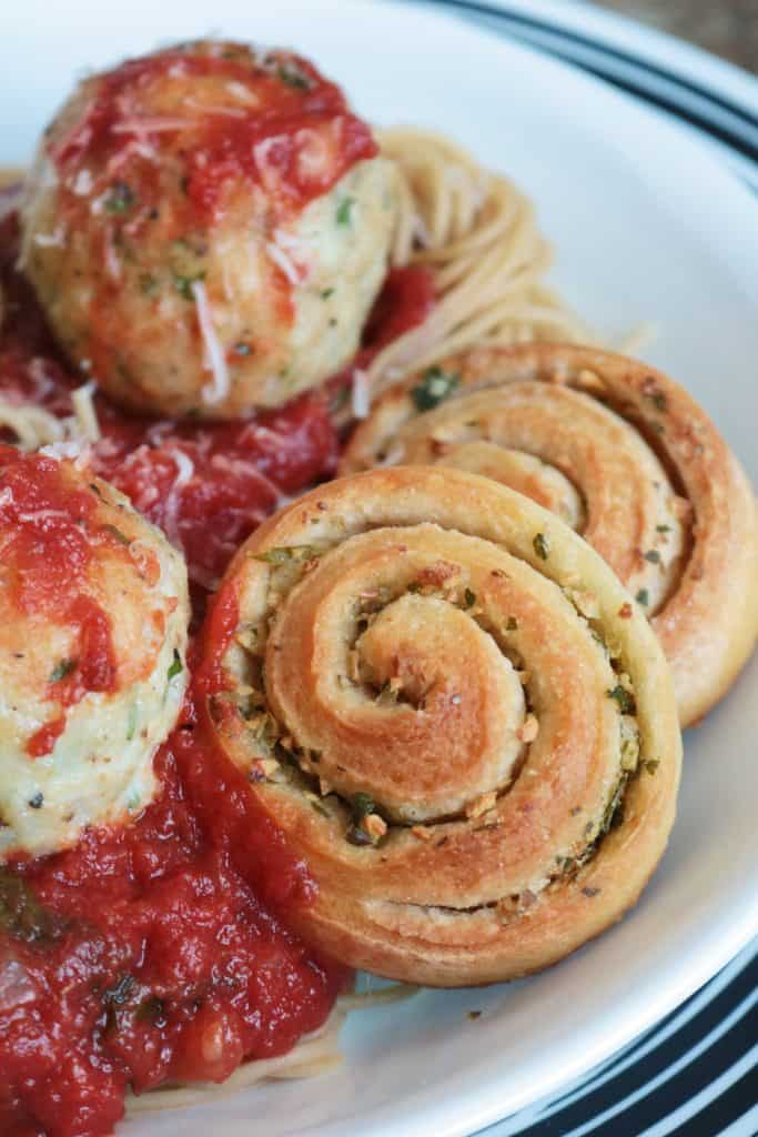 Herb and Garlic Rolls.