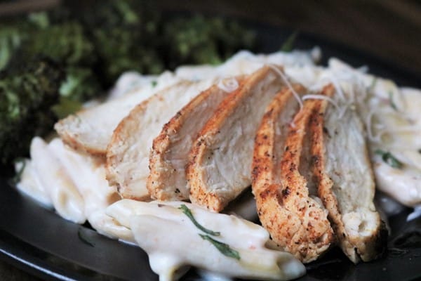 Cajun Alfredo Penne with Cajun Chicken