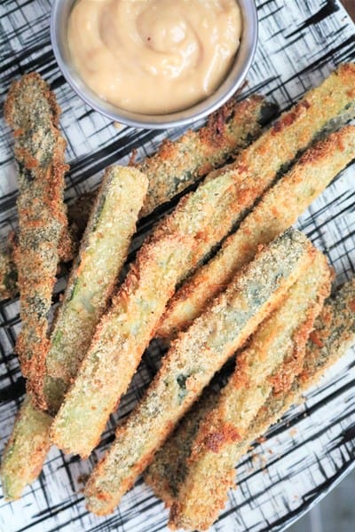 Baked Zucchini Fries #veggiefries