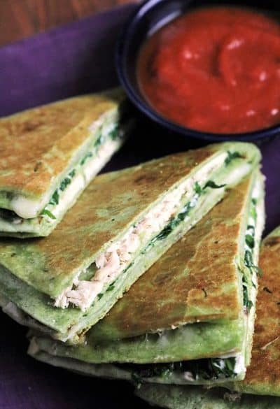 Chicken Parmesan Quesadillas