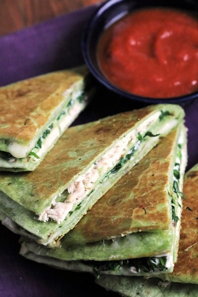 Chicken Parmesan Quesadillas