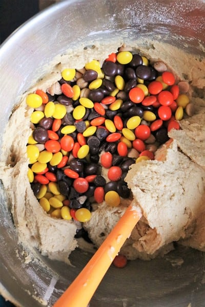 Reeses Pieces Peanut Butter Cookies