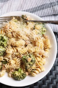 Broccoli Chickpea Pasta.
