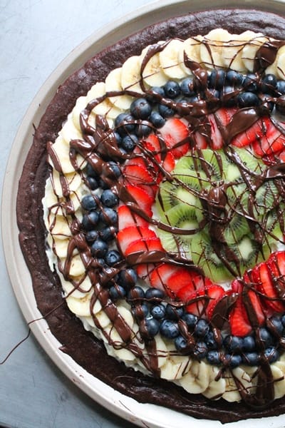 Brownie Fruit Pizza 3