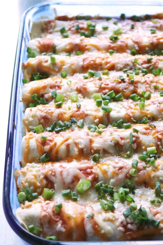 Cream Cheese Chicken Enchiladas 4