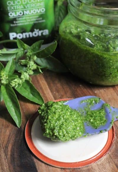 Homemade Basil Pesto #homemadepesto