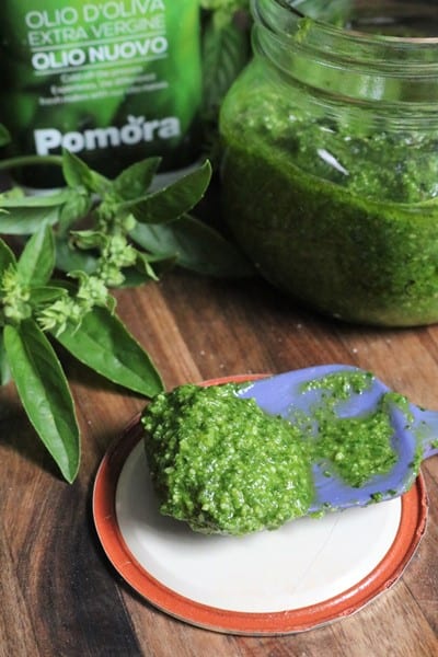 Homemade Basil Pesto #homemadepesto