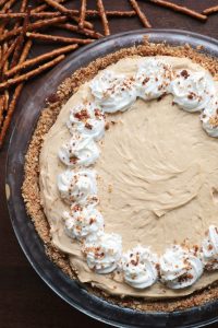 Whole Peanut Butter Pretzel Pie..