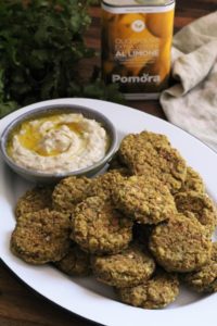 Homemade Baked Falafel #thespiffycookie