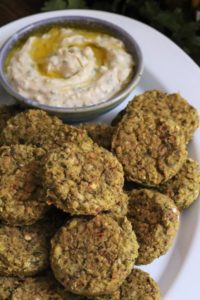 Vegan Homemade Baked Falafel