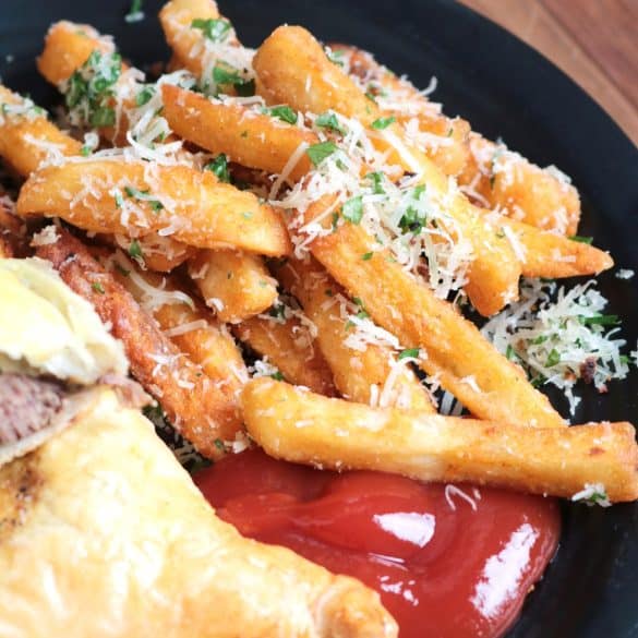 Baked Garlic Parmesan Fries.