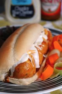 Buffalo Chicken Meatball Subs.