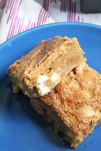 Fluffernutter Blondies