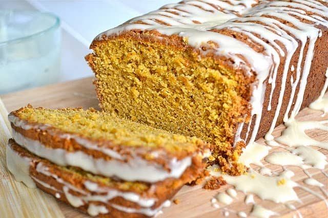 Maple Glazed Sweet Potato Bread