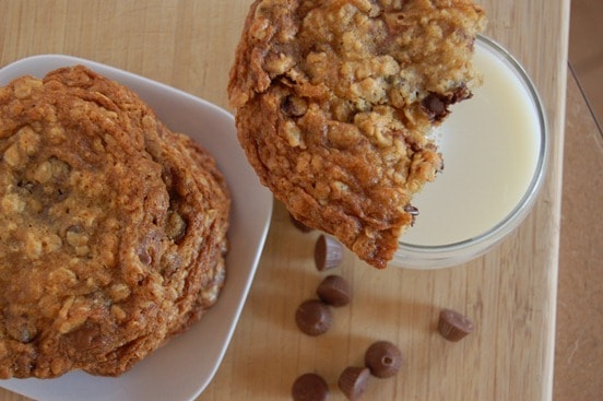 Oatmeal PB Cup Cookies