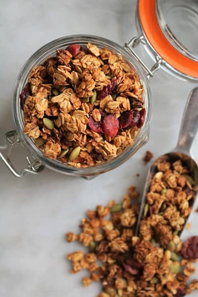 Pumpkin Granola #homemadegranola #recipe