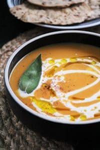 Butternut Squash Soup with Sage